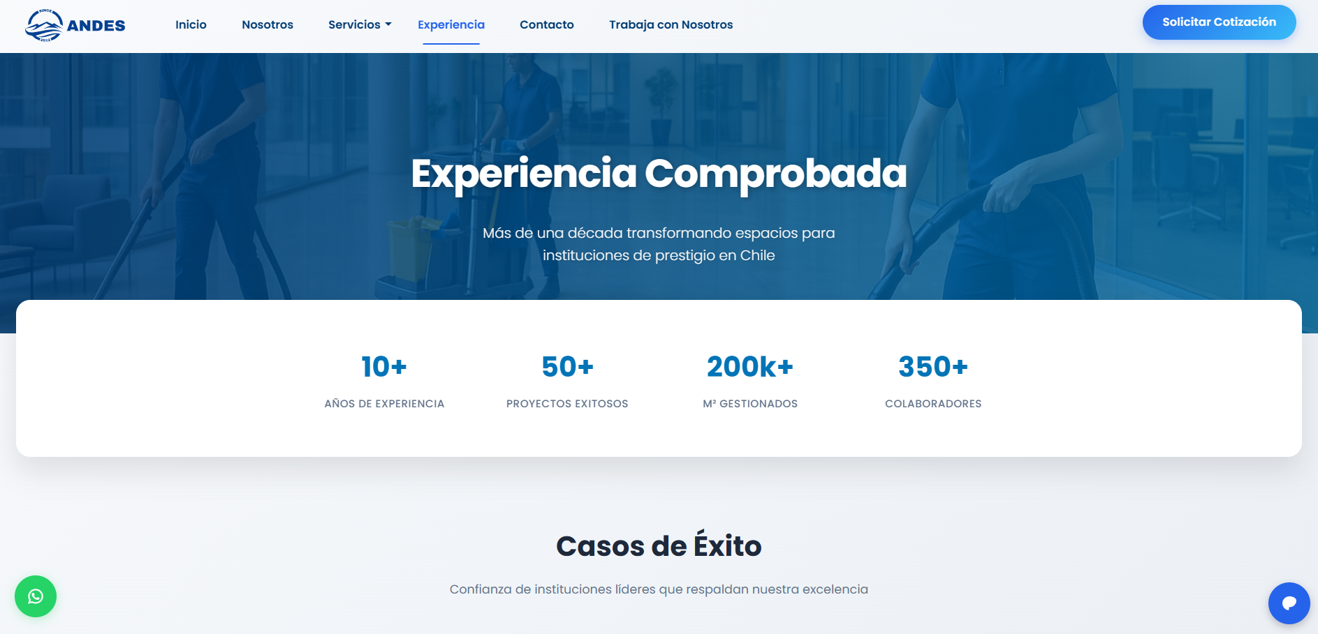 Servicios Andes Website